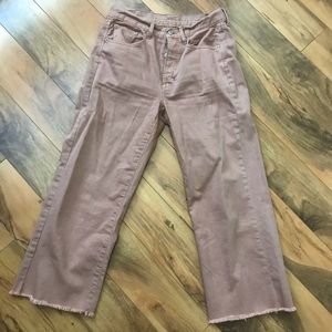American Eagle cropped wide leg pant